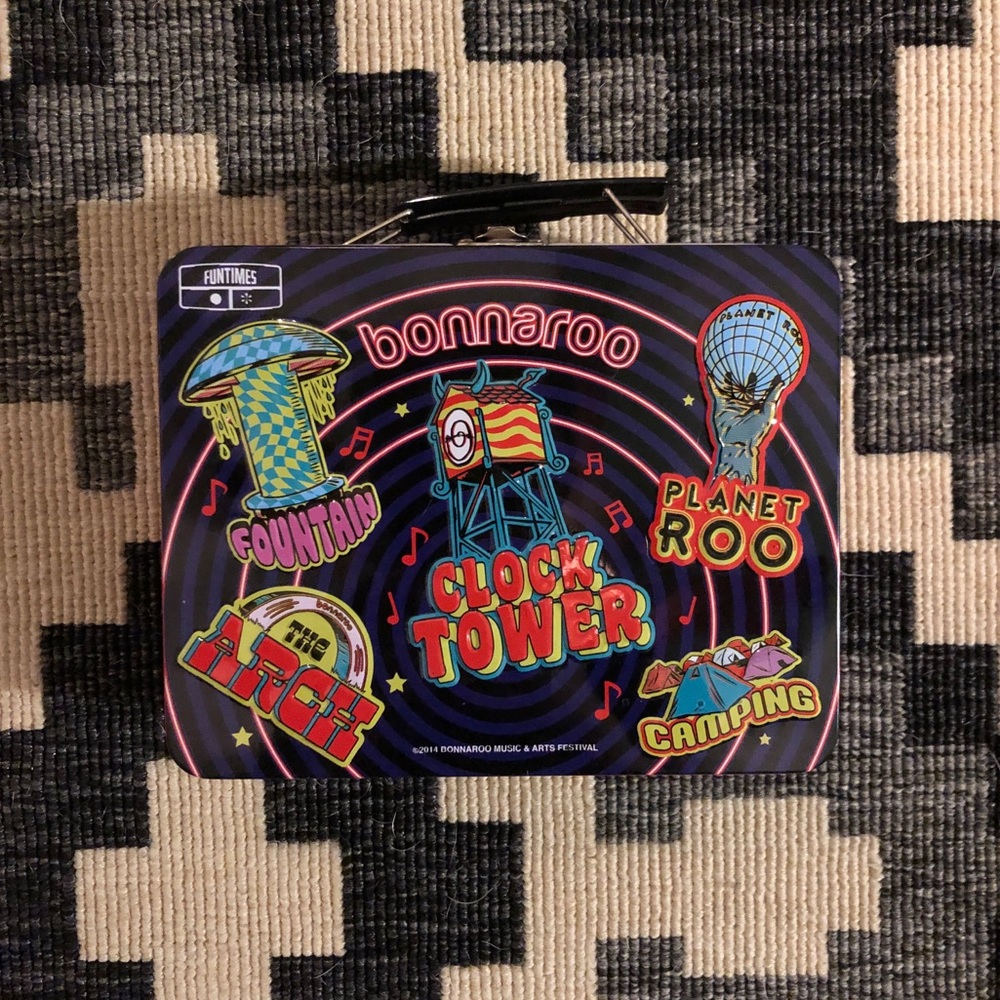 Bonnaroo Planet Roo 2014 Lunchbox Memorabilia